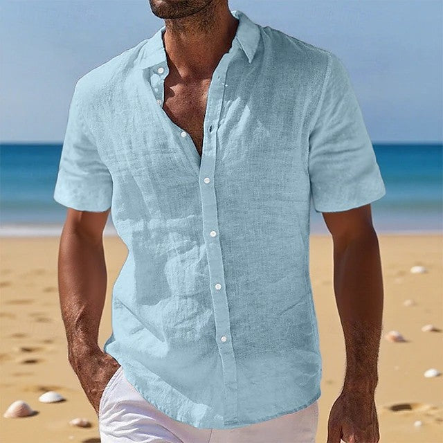 Adrian | Relaxed Beach Button-Up Shirt