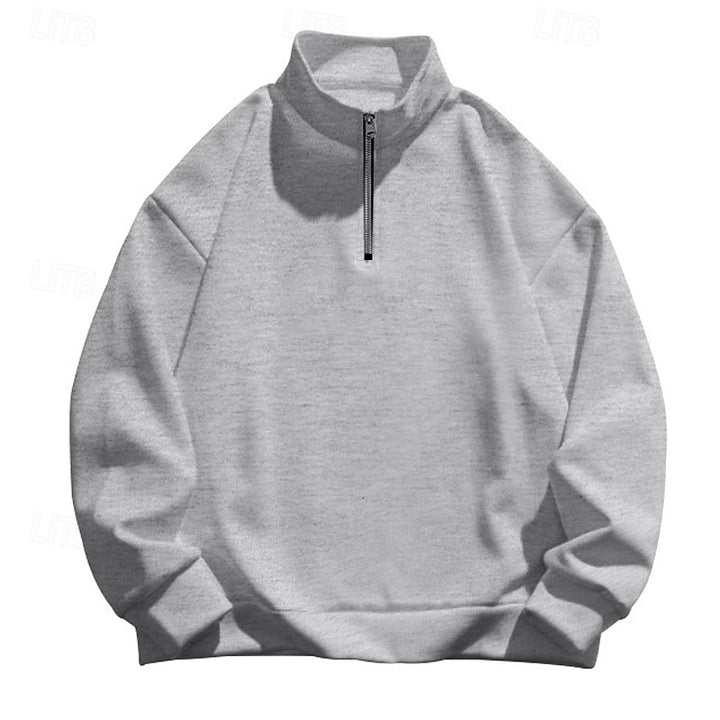 Garrett | Quarter-Zip Standing Collar Sweatshirt