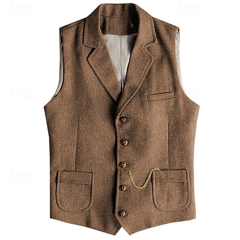 Percival | Refined Single-Breasted Vest