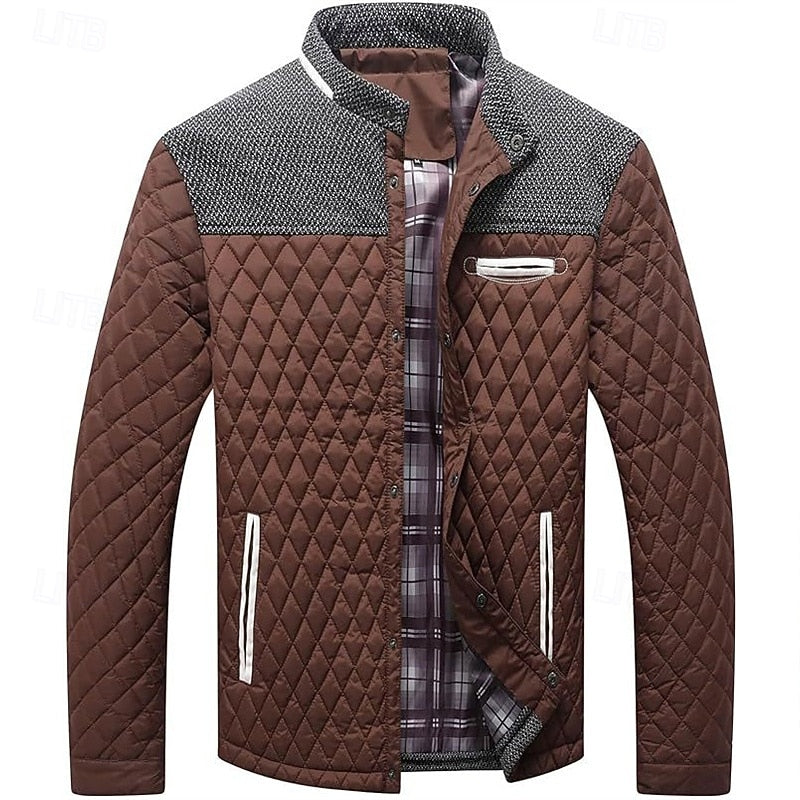Ellison | Quilted Stand-Collar Jacket
