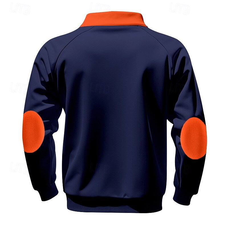 Hollis | Quarter-Zip Colour-Block Pullover
