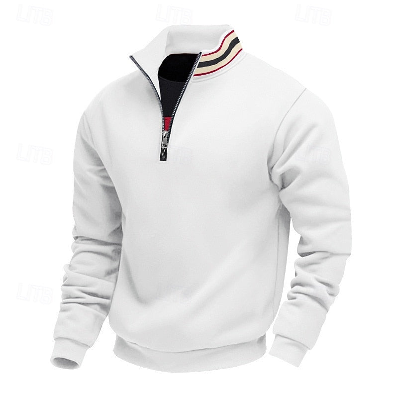 Everett | Quarter-Zip Standing Collar Sweatshirt
