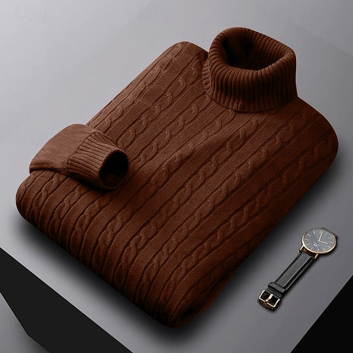 Ellery | Cable Knit Turtleneck Sweater