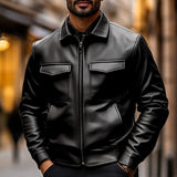 Conrad | Classic Zip-Up Biker Jacket