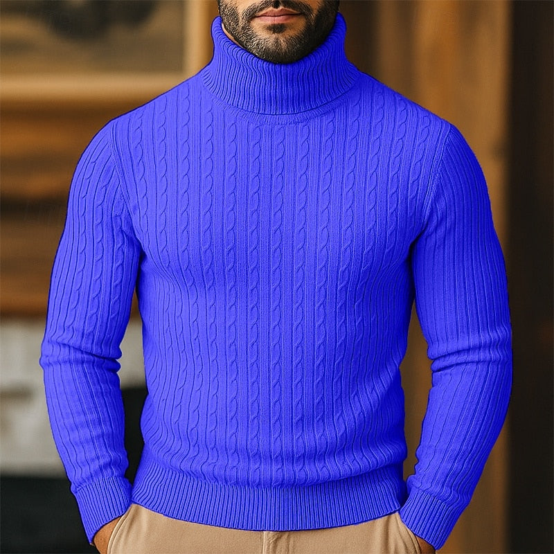 Tristan | Cable-Knit Turtleneck Sweater