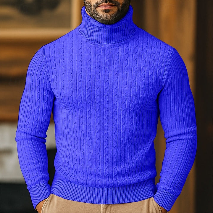 Tristan | Cable-Knit Turtleneck Sweater