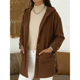 Beverly | Hooded Button-Front Coat