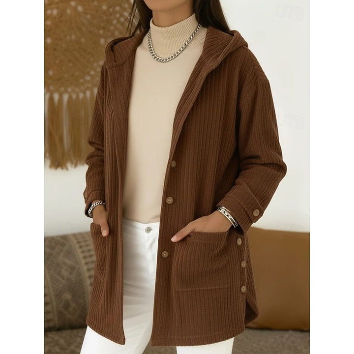 Beverly | Hooded Button-Front Coat