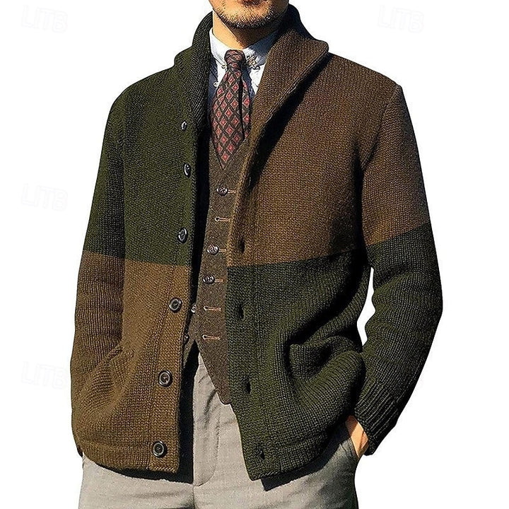 Chandler | Shawl Collar Button Cardigan