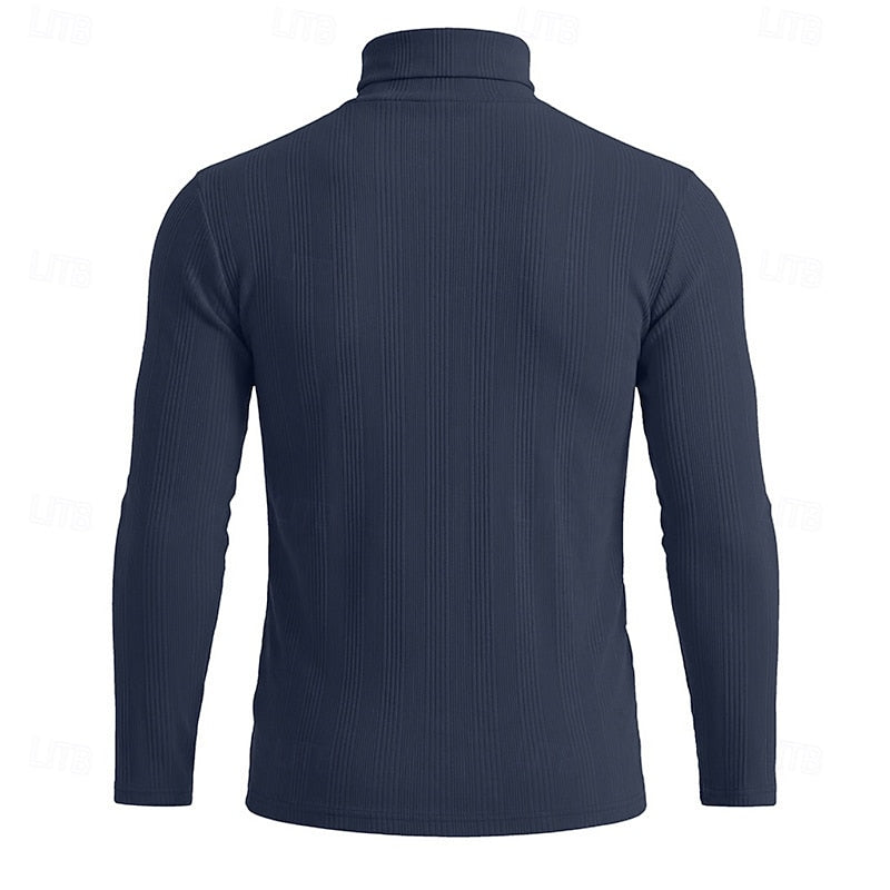 Alistair | Ribbed Turtleneck
