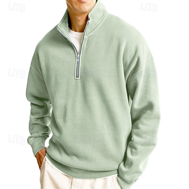 Emmett | Quarter-Zip Stand-Collar Pullover