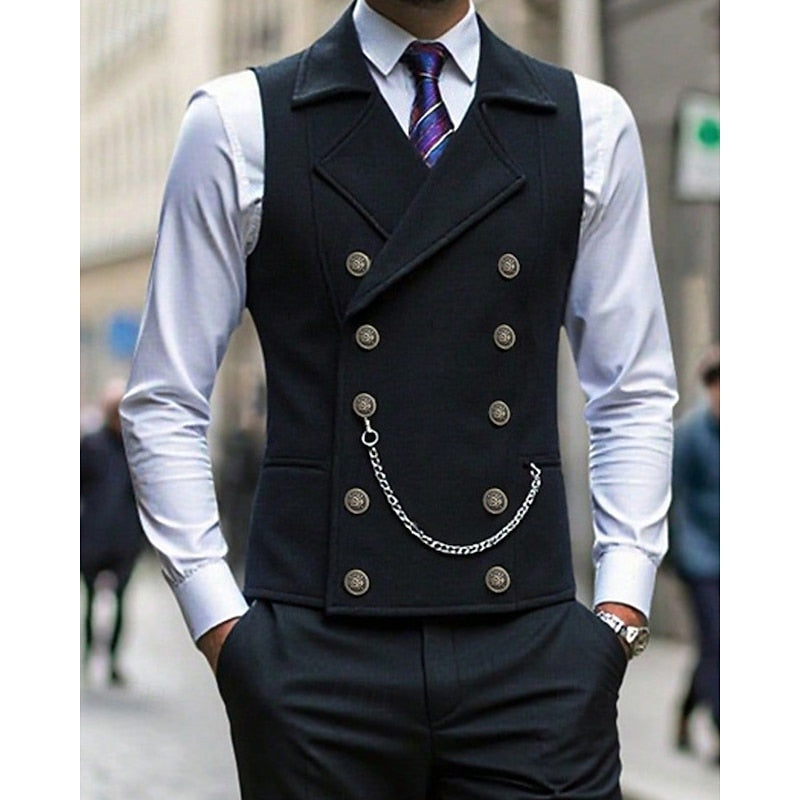 Reuben | Double-Breasted Tailored Vest