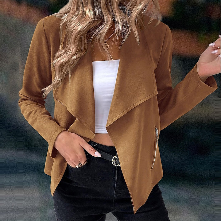 Brooke | Draped Open-Front Jacket