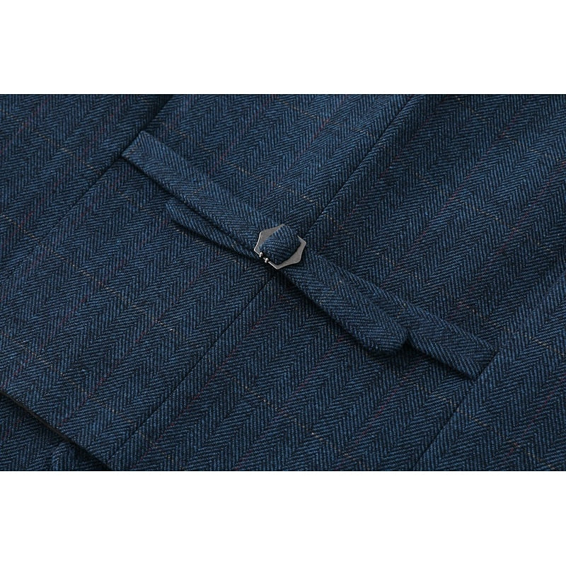 Everard | Herringbone Single-Breasted Vest
