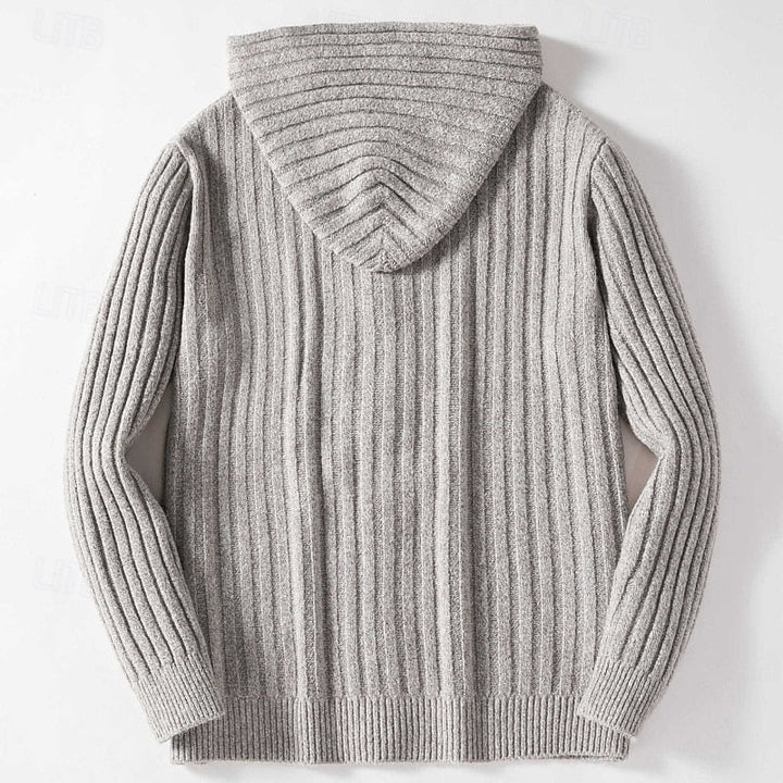 Bryson | Cable-Knit Hooded Cardigan