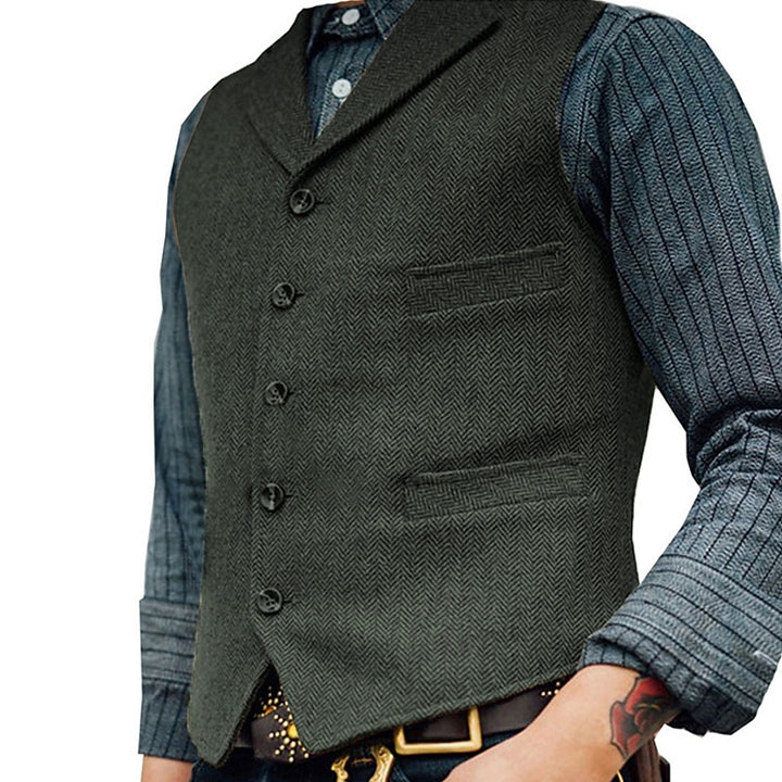 Harold | Tailored V-Neck Waistcoat Vest