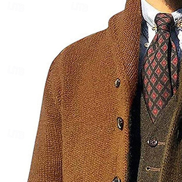 Chandler | Shawl Collar Button Cardigan