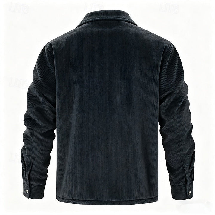 Alden | Ribbed Sherpa-Lined Jacket