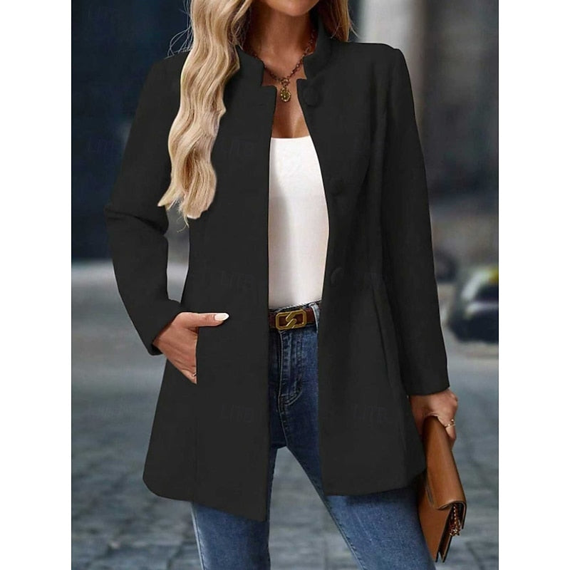 Maribel | Refined Stand-Collar Jacket
