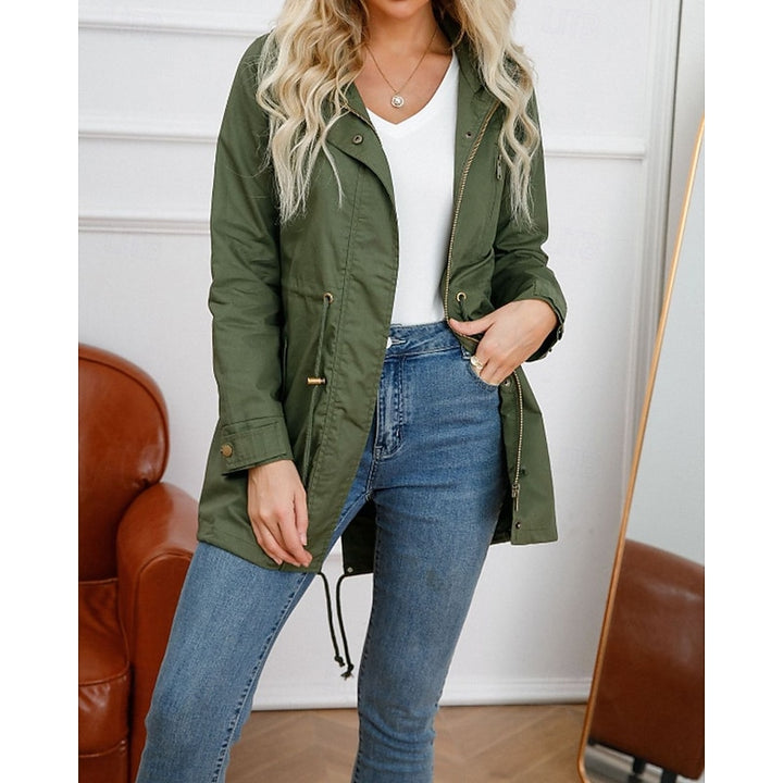Annabelle | Hooded Drawstring Trench Coat