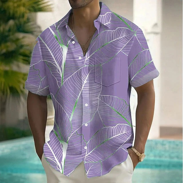 Owen | Tropical Leaf Resort Shirt