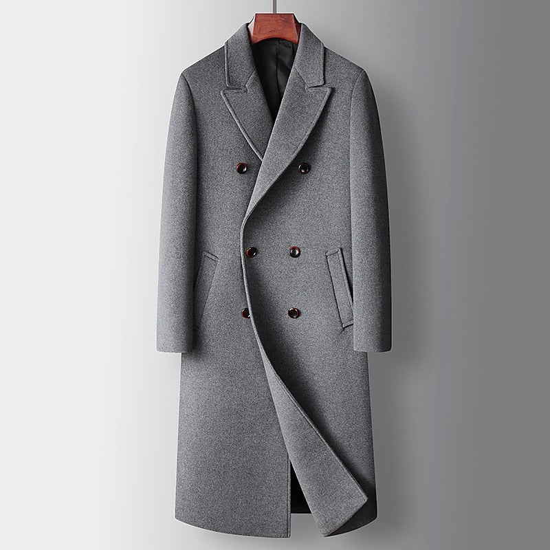Lincoln | Double-Breasted Longline Overcoat