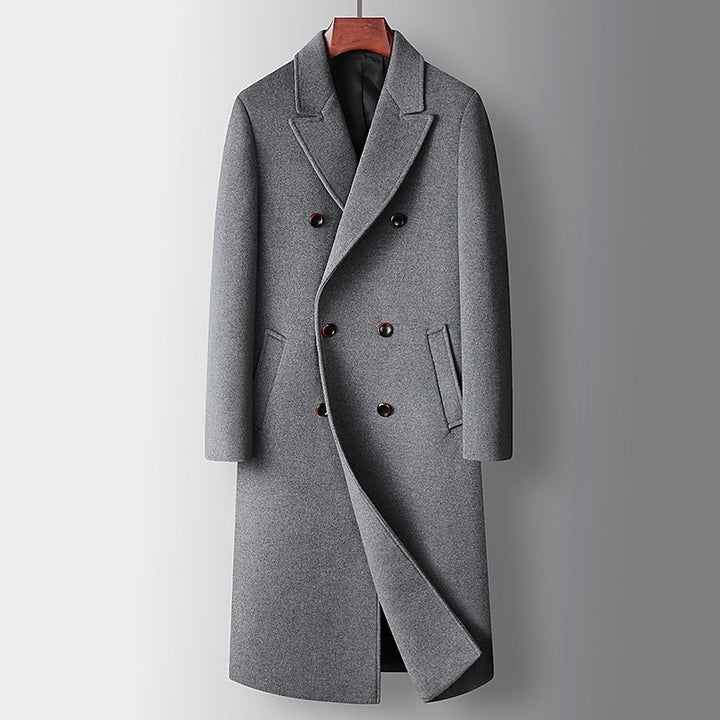 Lincoln | Double-Breasted Longline Overcoat