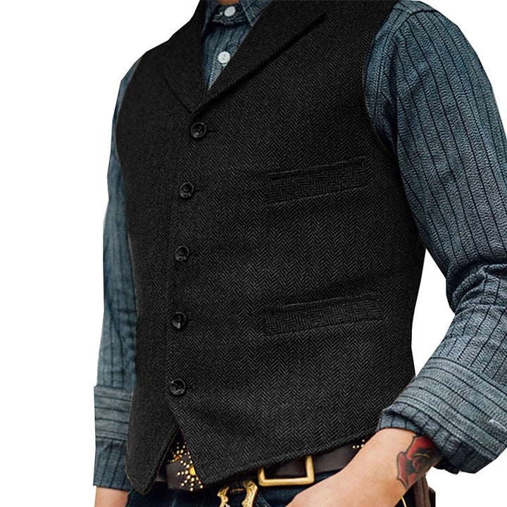 Harold | Tailored V-Neck Waistcoat Vest