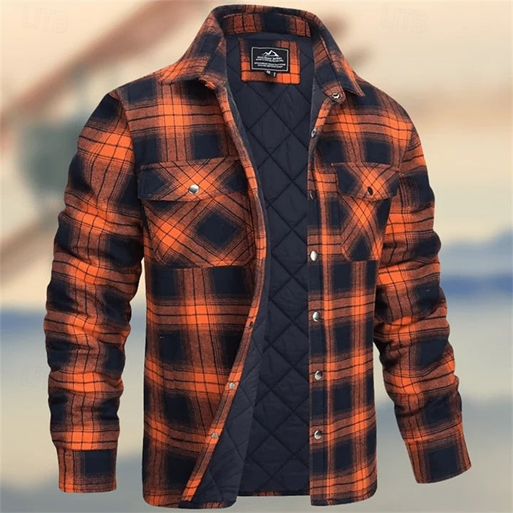 Bram | Insulated Plaid Shirt Jacket