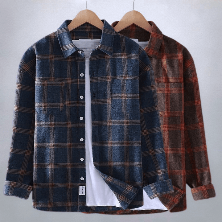 Alaric | Classic Checkered Button-Down Shirt