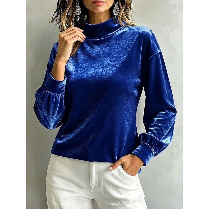 Florence | Elegant Mock-Neck Blouse