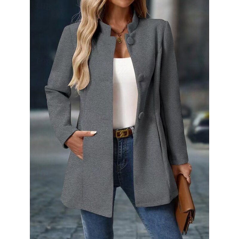 Maribel | Refined Stand-Collar Jacket