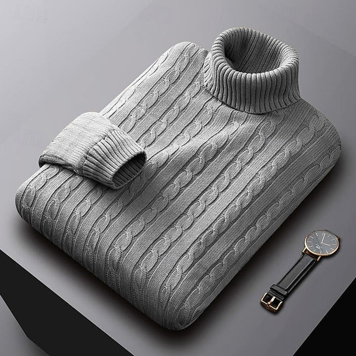 Ellery | Cable Knit Turtleneck Sweater