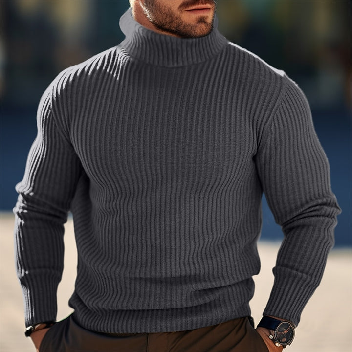 Archer | Ribbed Turtleneck Sweater