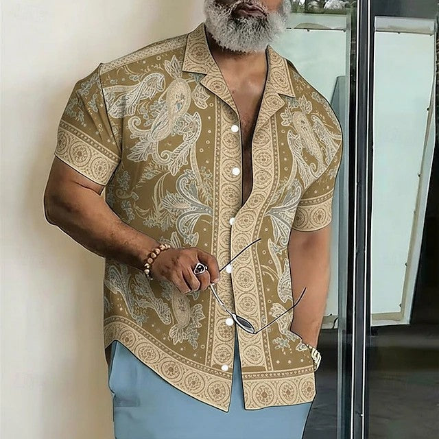 Marco | Vintage Paisley Resort Shirt