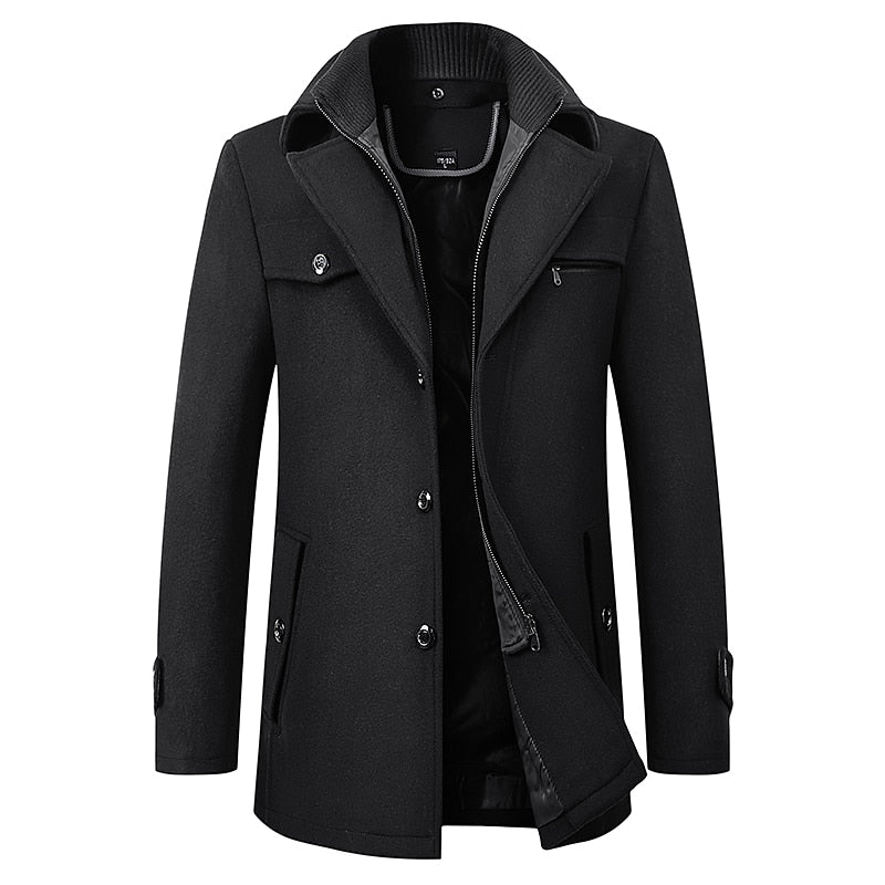 Oscar | Tailored Layered Overcoat