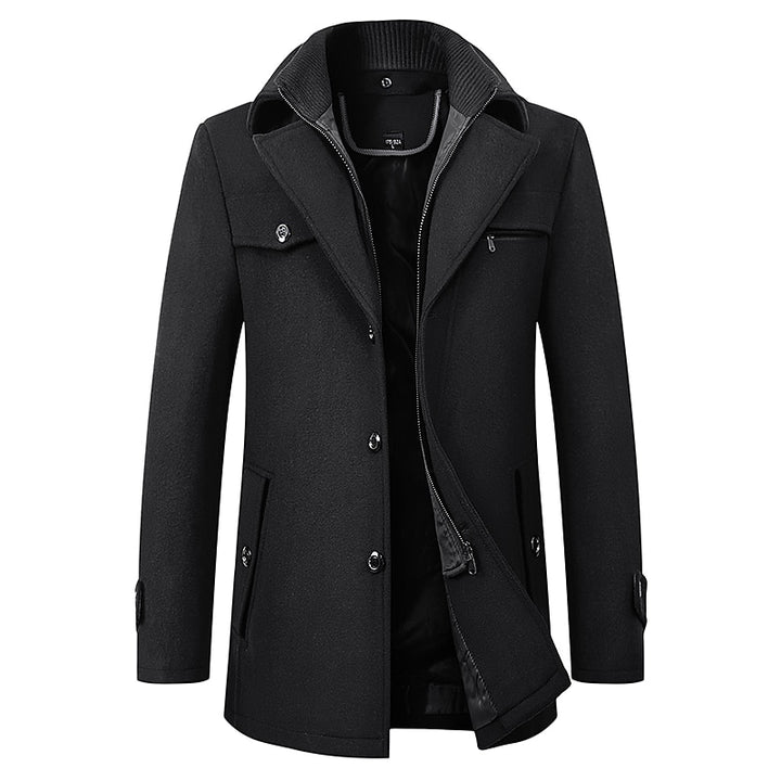 Oscar | Tailored Layered Overcoat