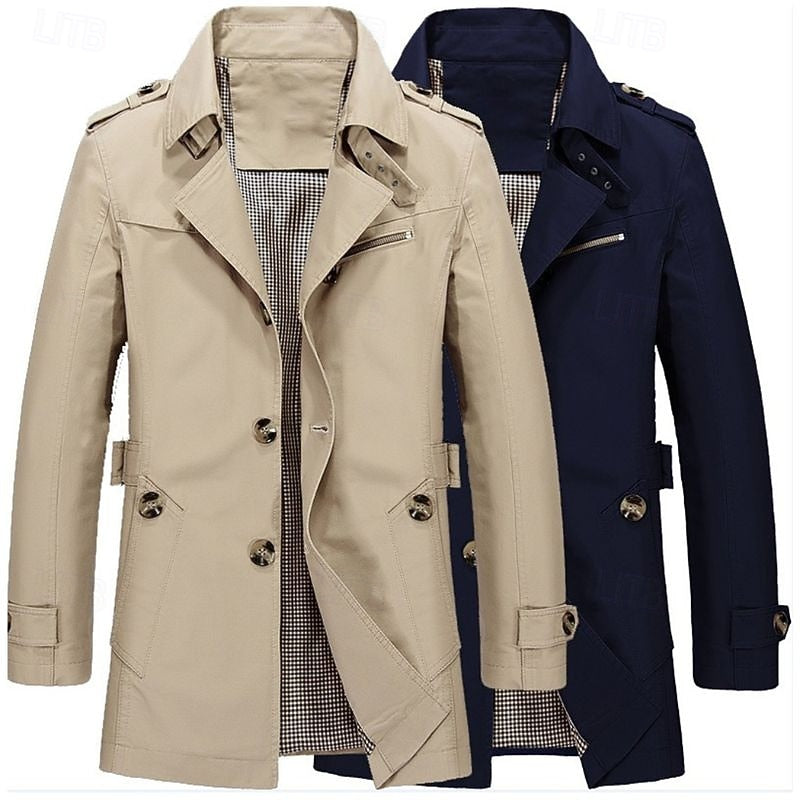 Wallace | Refined Single-Breasted Trench Coat