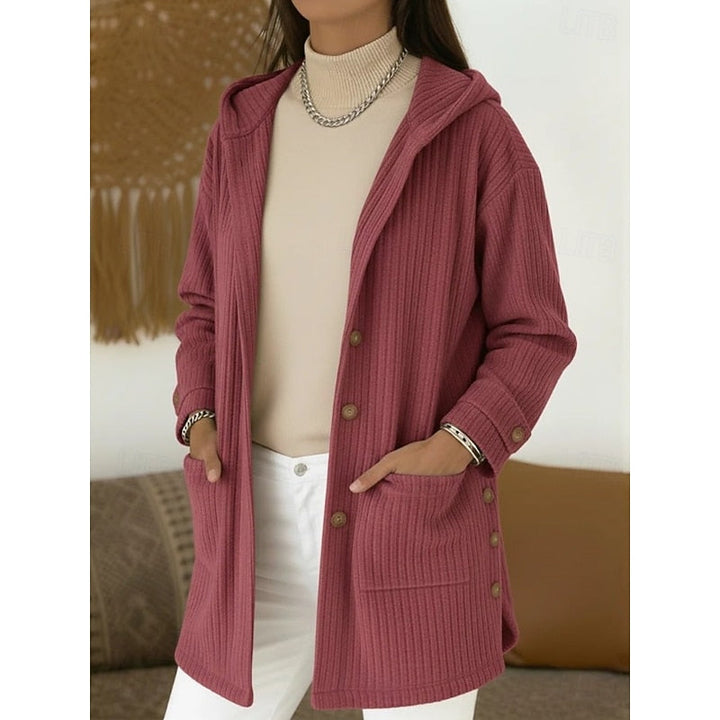 Beverly | Hooded Button-Front Coat