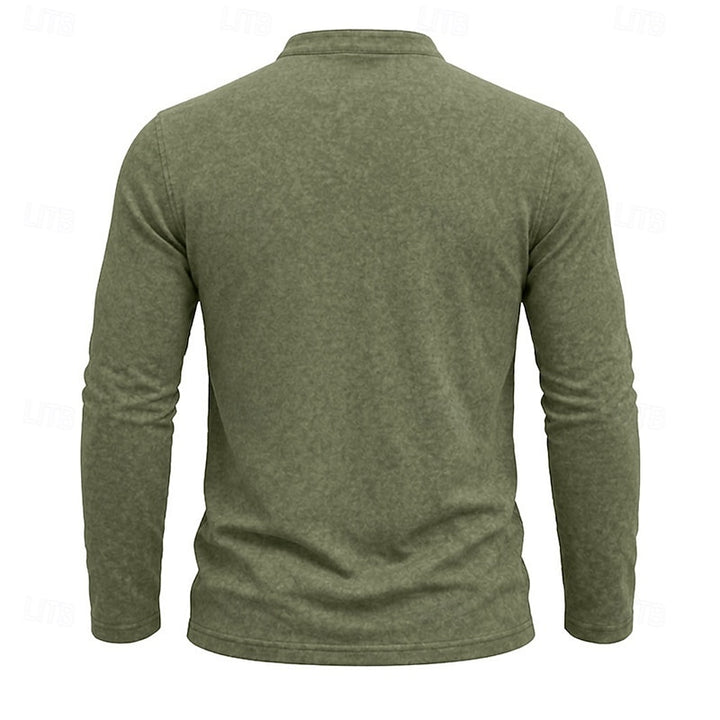 Russell | Long-Sleeve Henley Shirt