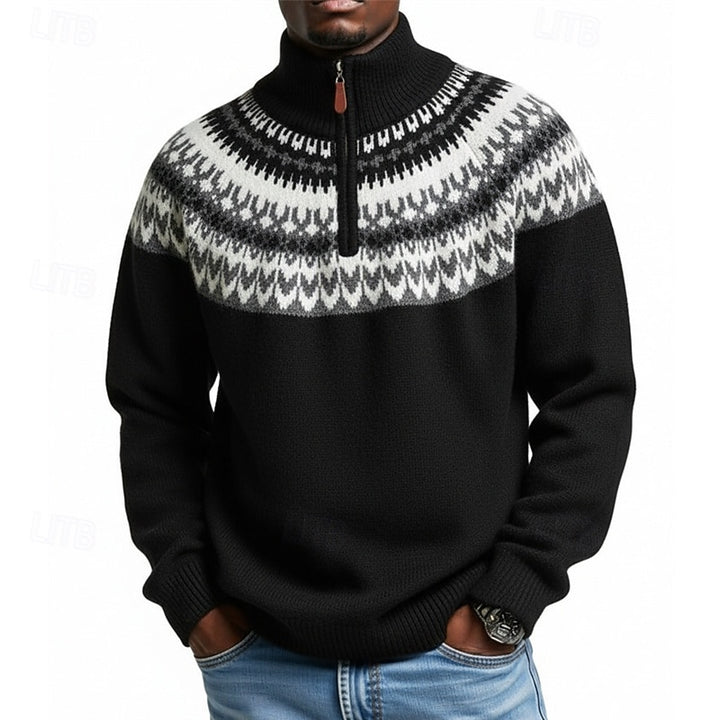 Rowland | Nordic Quarter-Zip Sweater
