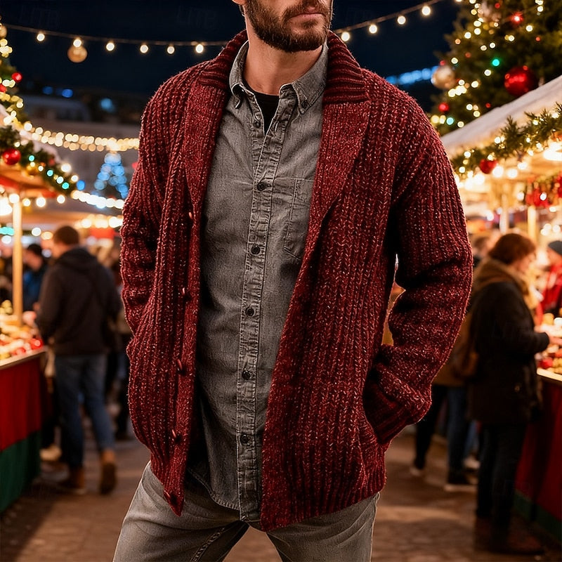 Gordon | Shawl Collar Knit Cardigan