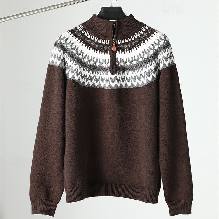 Rowland | Nordic Quarter-Zip Sweater
