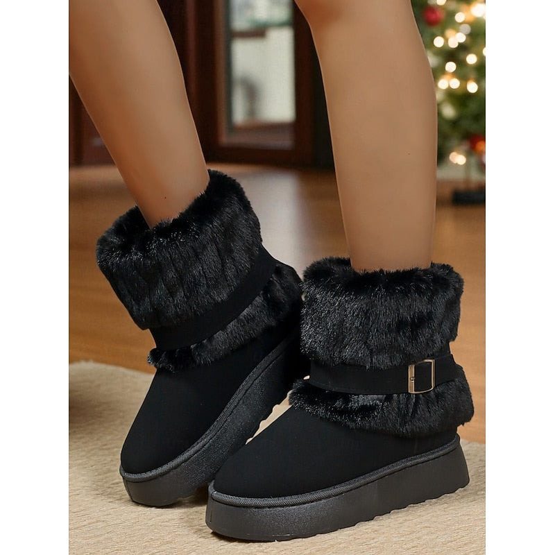 Wren | Cozy Fur-Trimmed Winter Boots